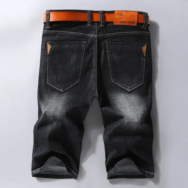 Slim Fit Denim Shorts